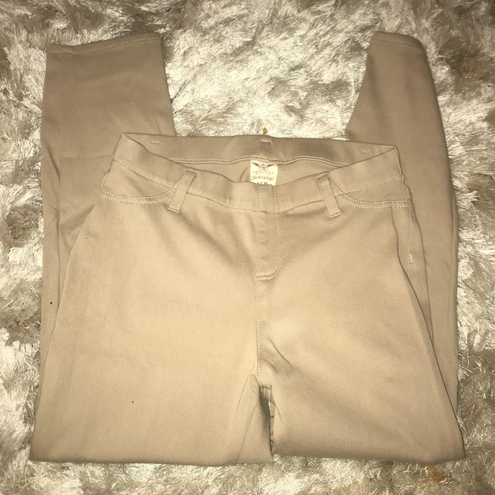 Khaki legging pants